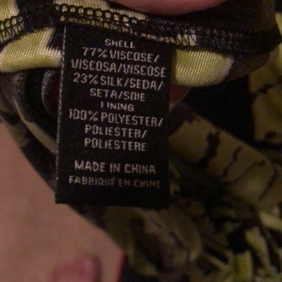 - Tibi graphic print silk jersey dress - Picture 5 of 6